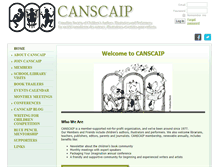 Tablet Screenshot of canscaip.org